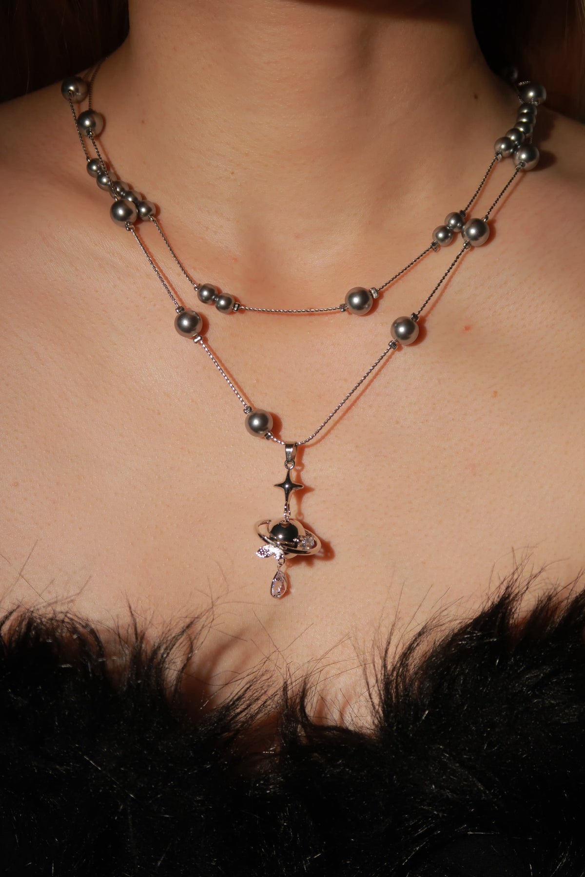 Dreaming Saturn Necklace