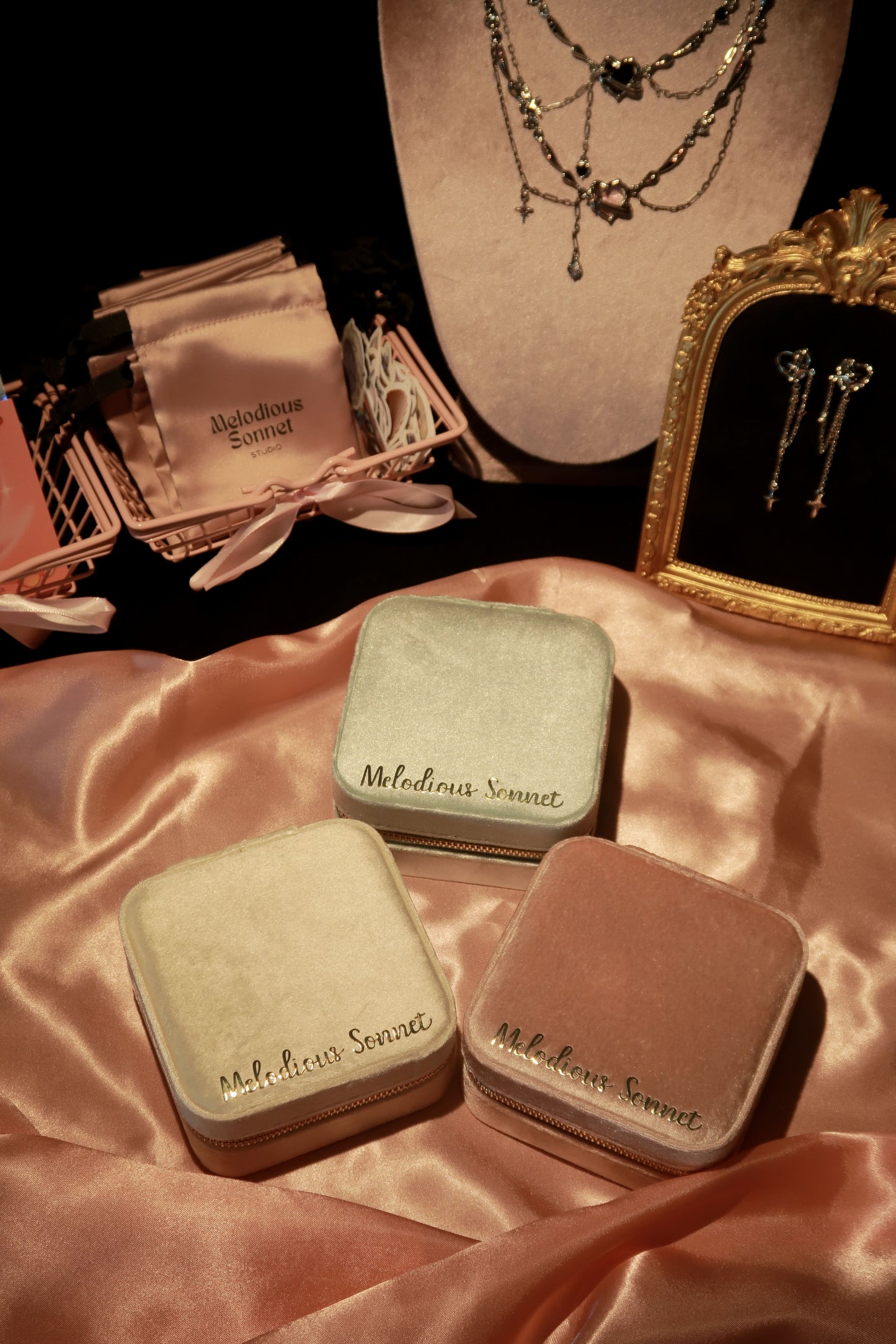 Velvet Jewelry Box