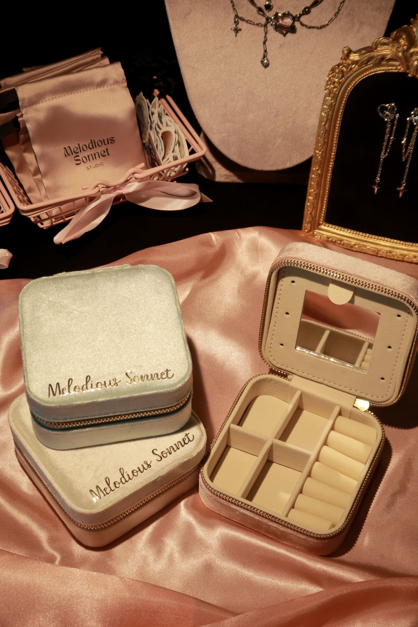 Velvet Jewelry Box