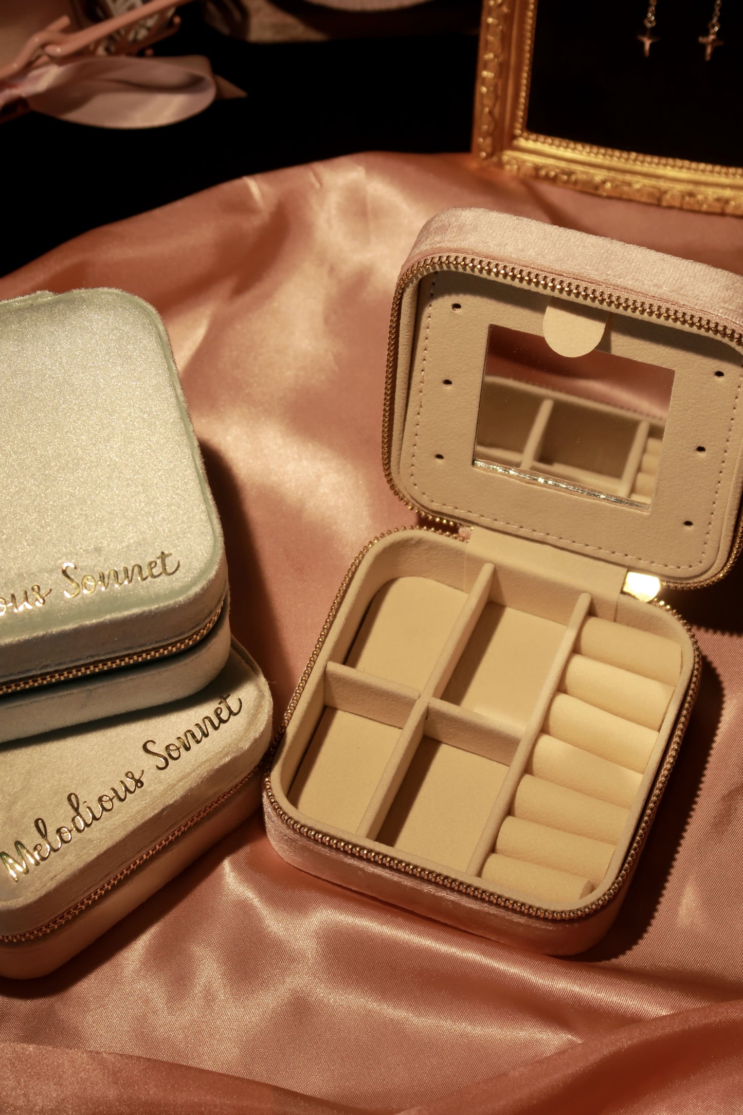 Velvet Jewelry Box