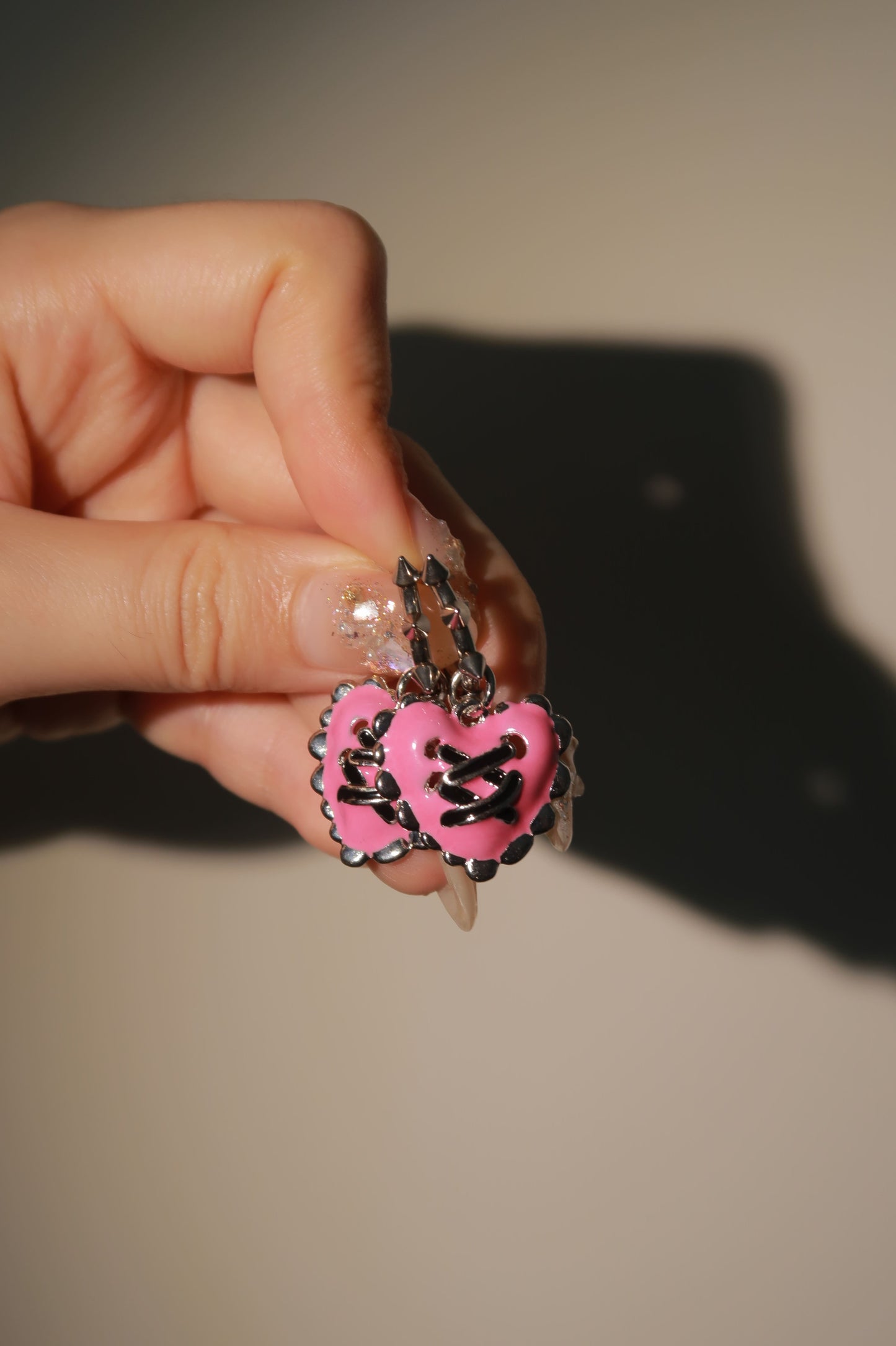 Stitched Hearts Earrings