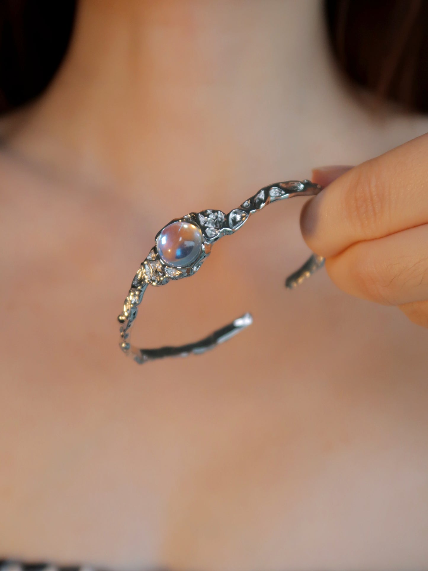 빅 아이 문라이트 오팔 브레이슬릿