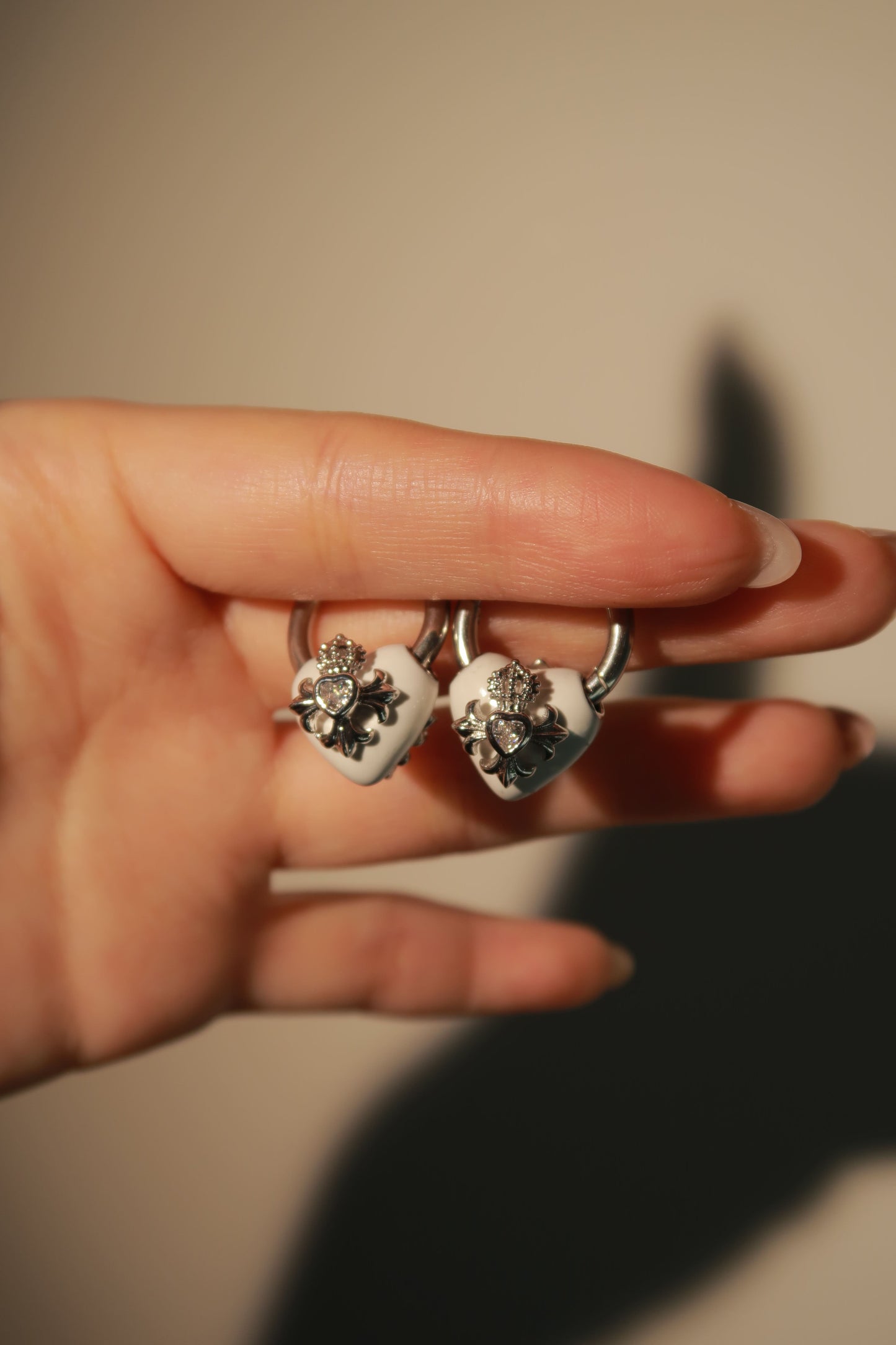 Heart of the Cross Earrings