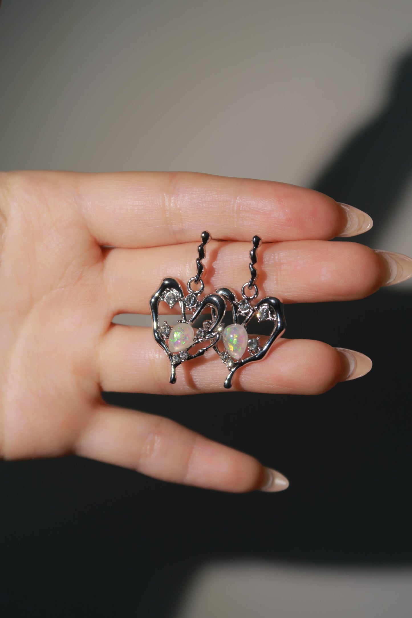 Eclipse Heart Earrings