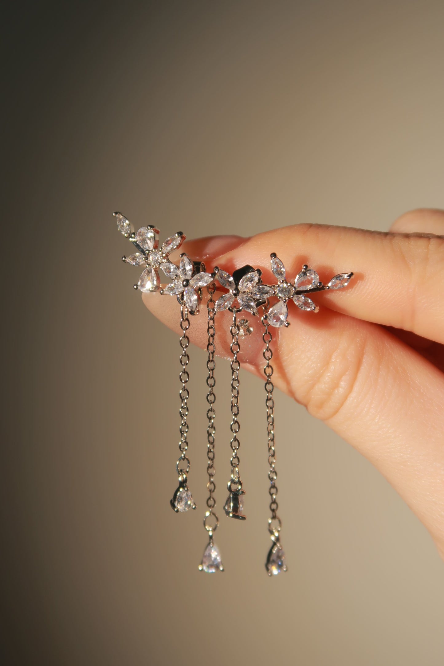 Lunaria Butterfly Earrings