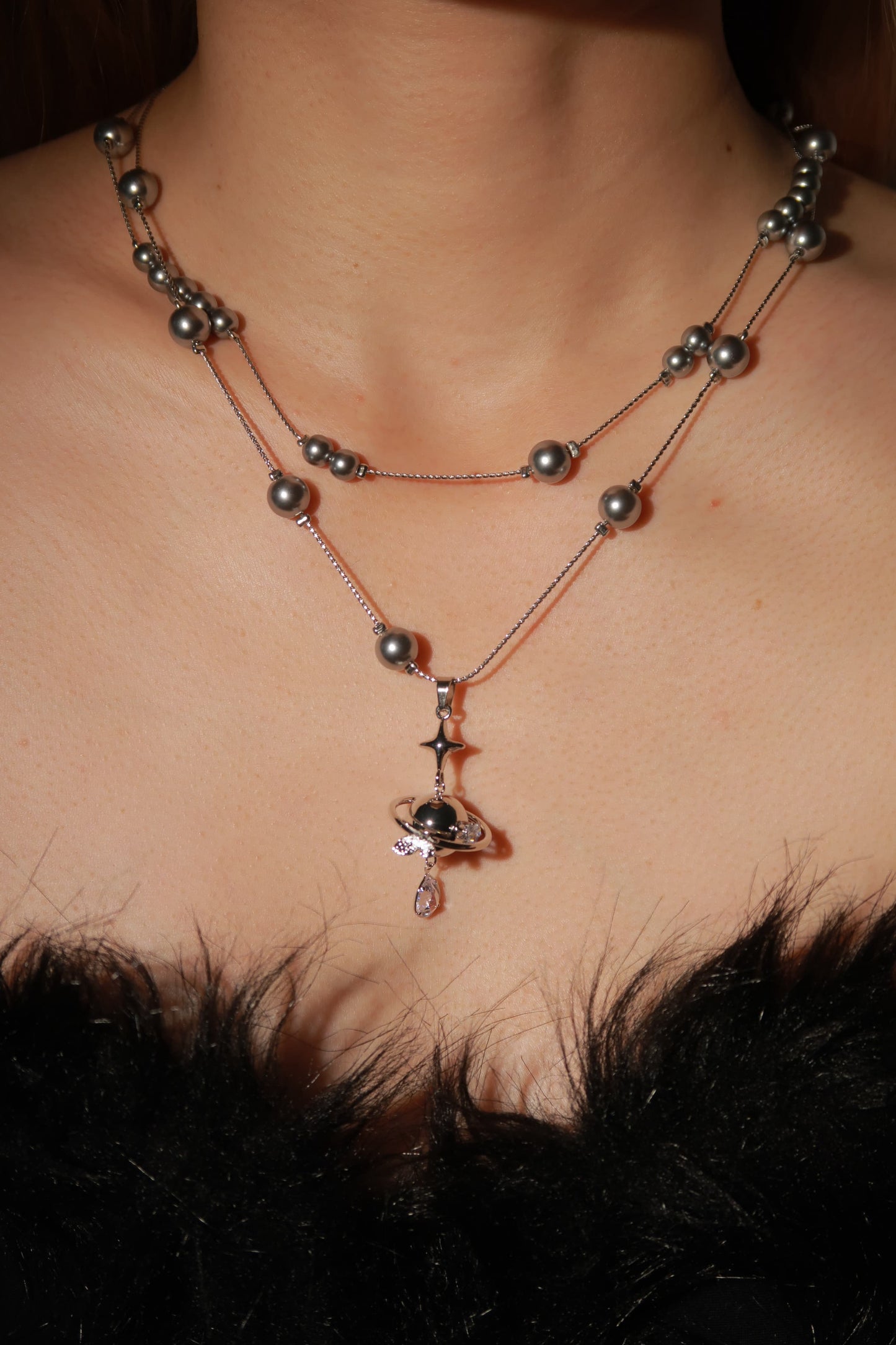Dreaming Saturn Necklace
