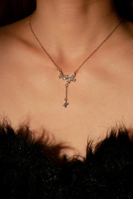 Lunaria Butterfly Necklace
