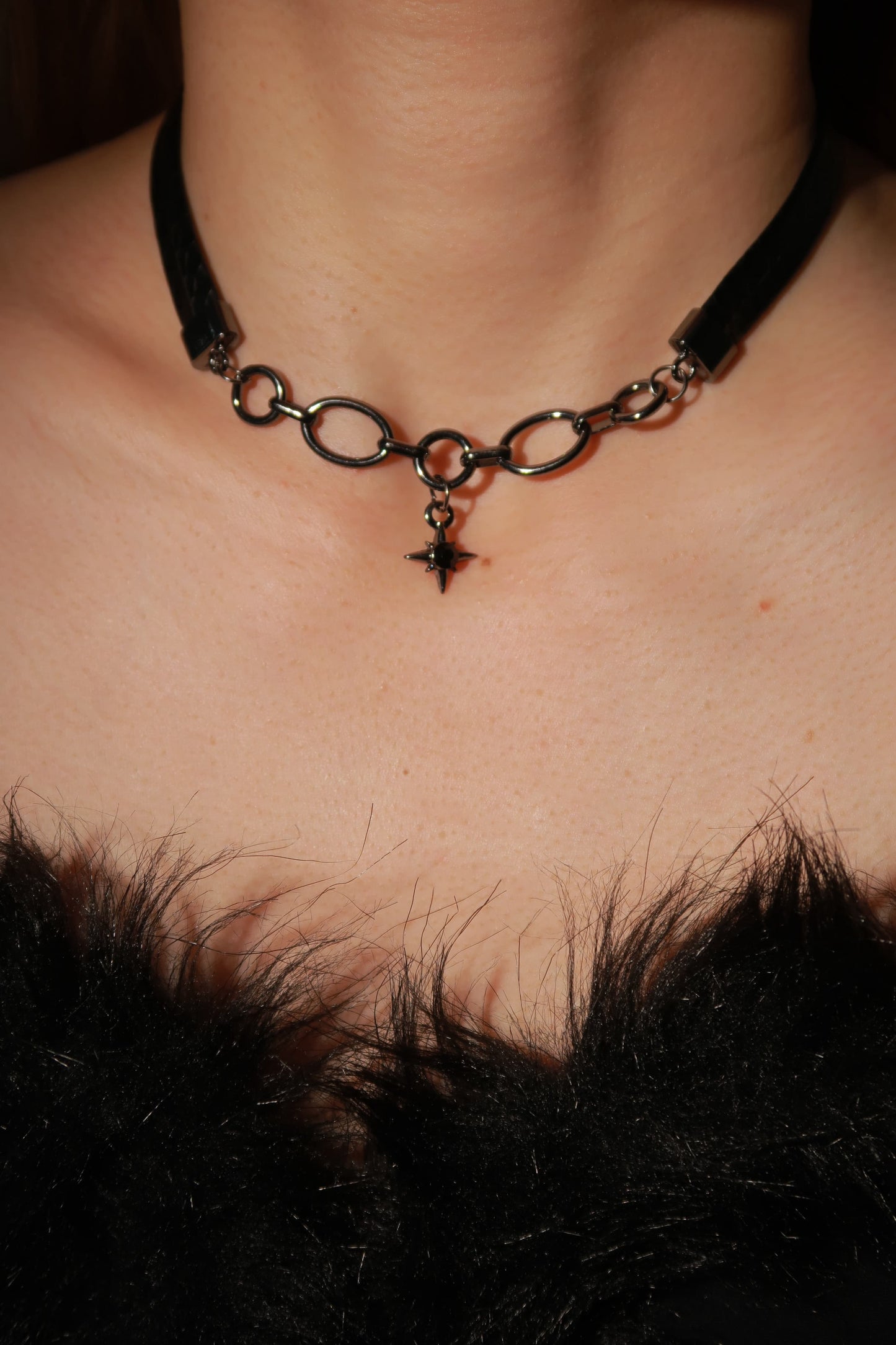Midnight North Star Choker