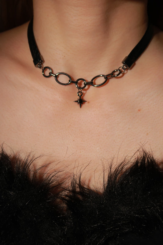 Midnight North Star Choker