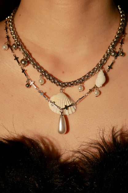 2 in 1 Oceanic Shell Necklace