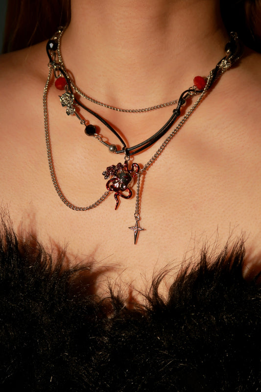 Crimson Thorn Necklace