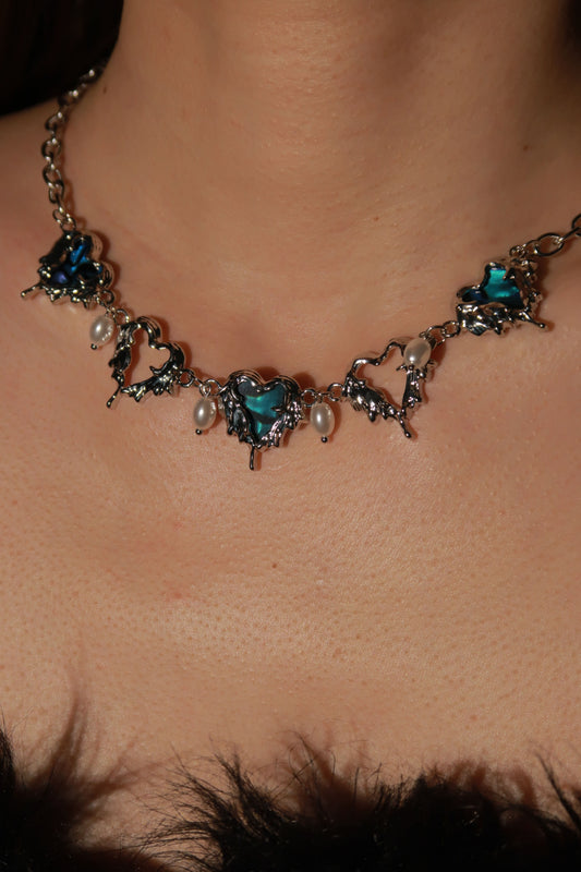 Oceanic Heartbeat Necklace