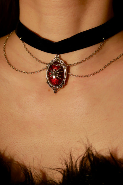 Midnight Spider's Velvet Choker