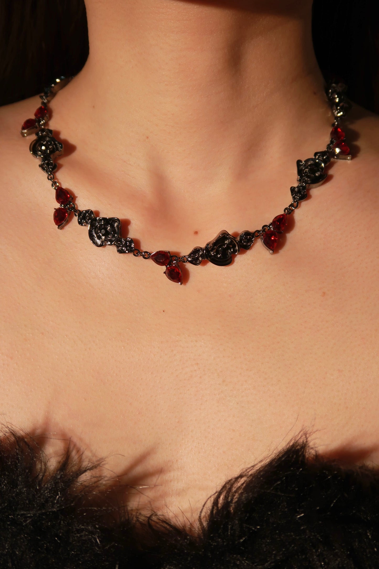 Midnight Rose Chocker Necklace