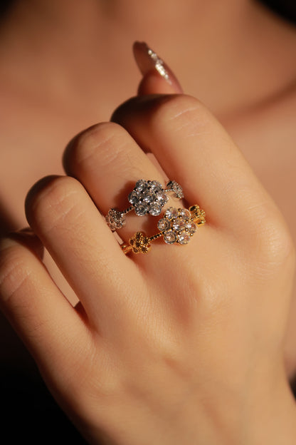 Diamond Bloom Ring