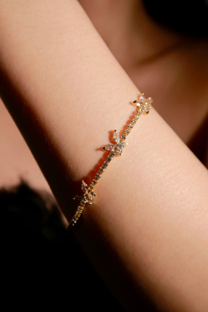 Twinkle Butterfly Tennis Bracelet