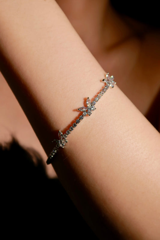 Twinkle Butterfly Tennis Bracelet