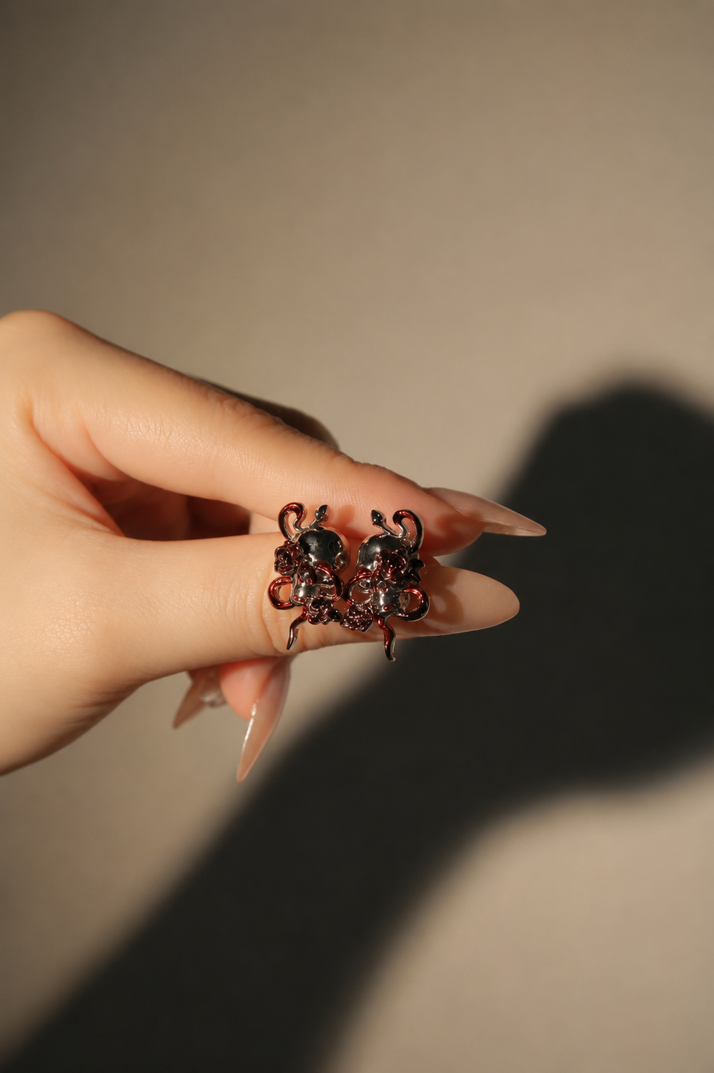 Crimson Thorn Earrings
