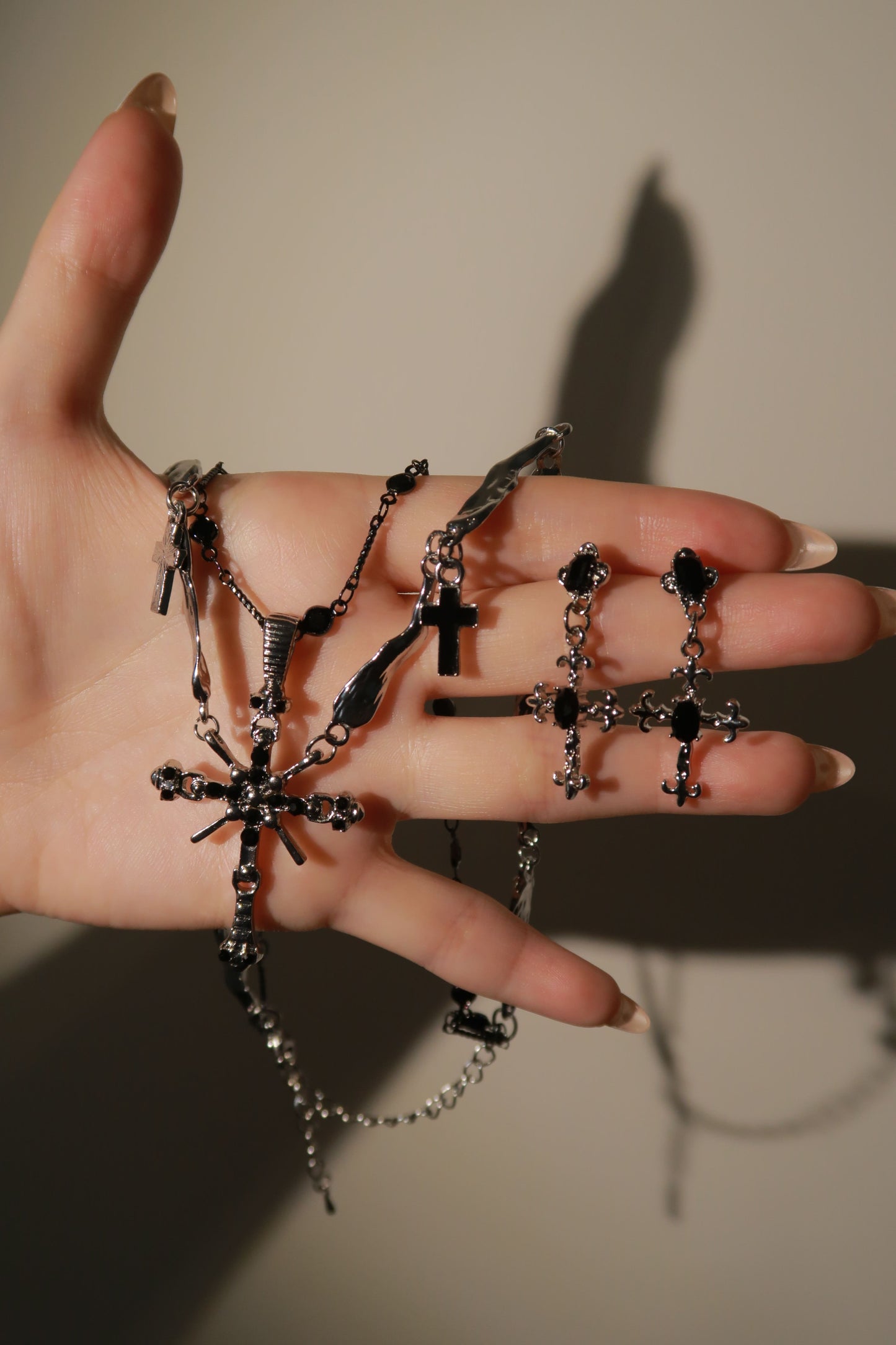 Raven's Cross Earrings