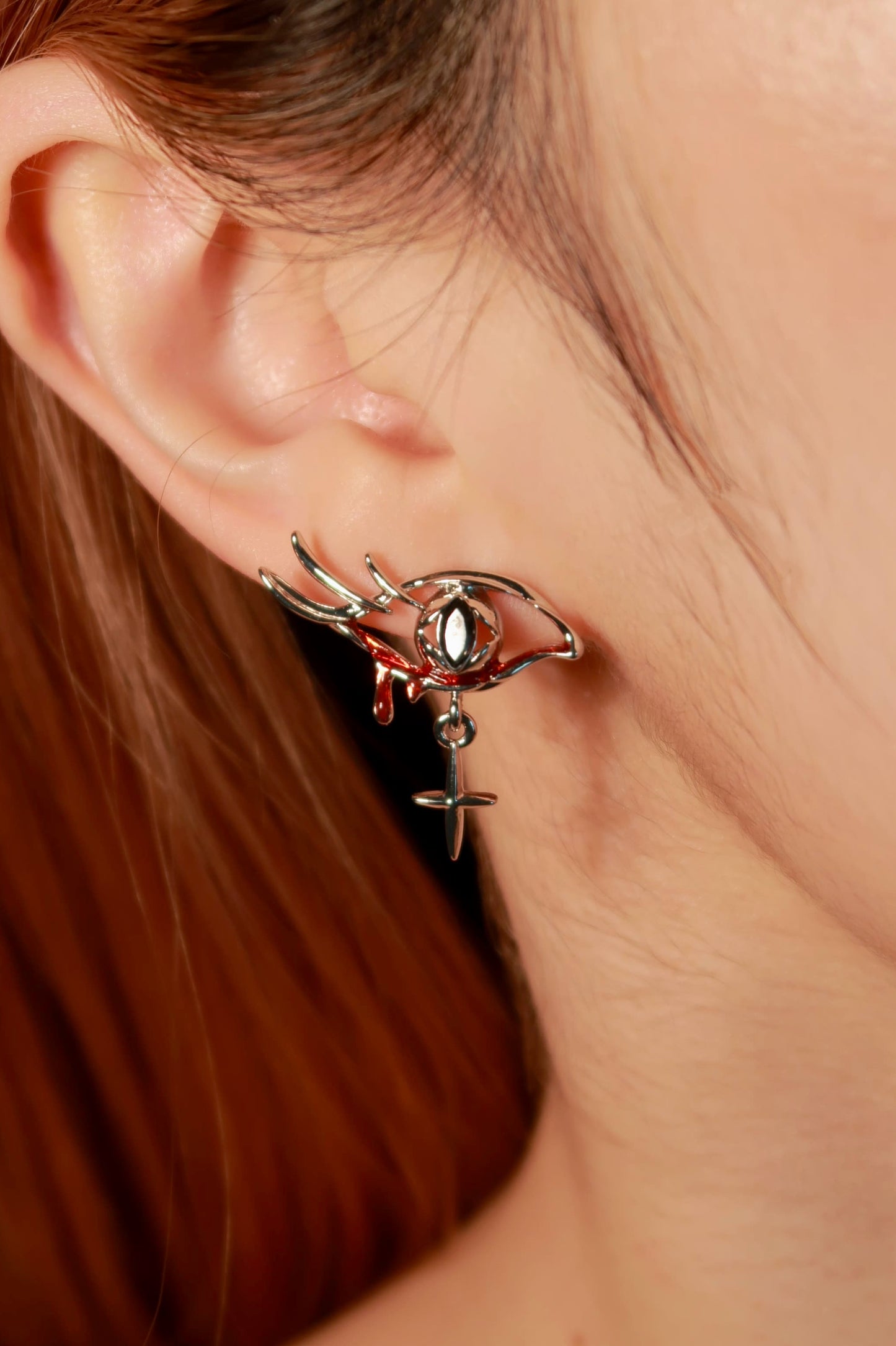 Bleeding Eye Earrings