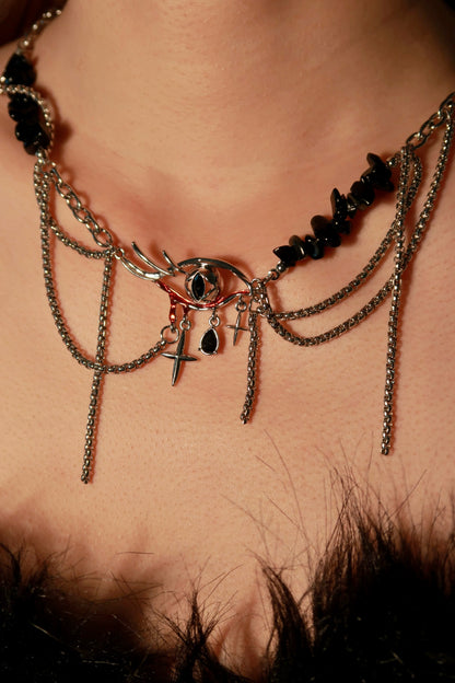 Bleeding Eye Necklace