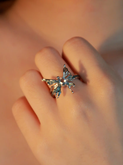 Butterfly Diamond Ring