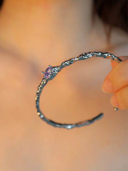 Purple Diamond Bracelet