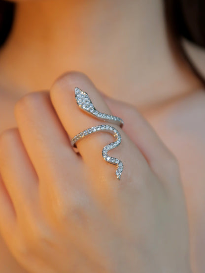 Snake Diamond Ring