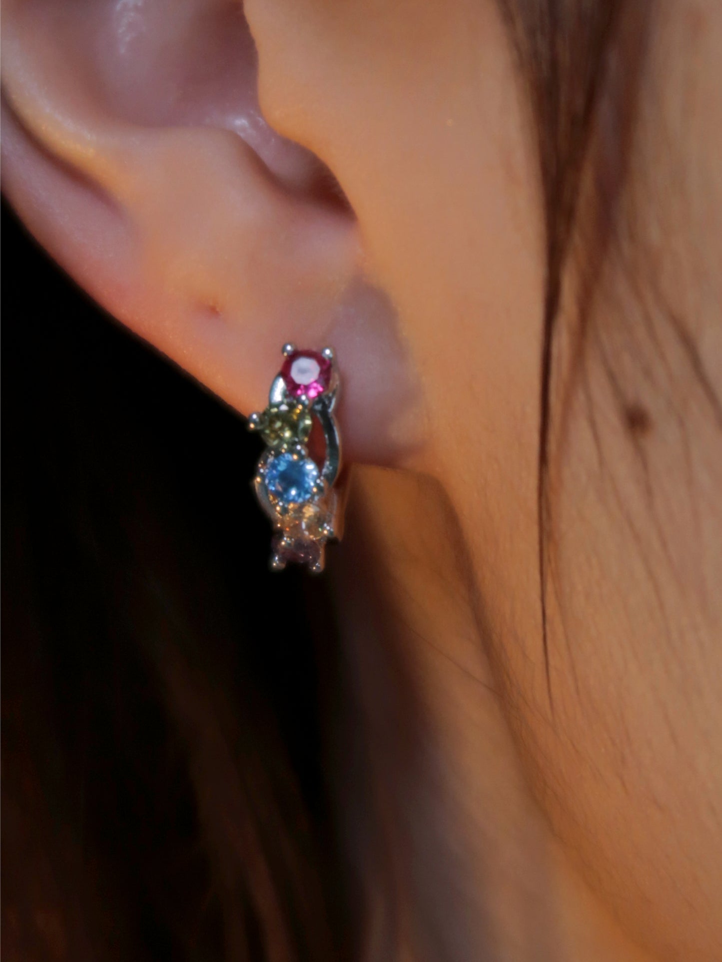 Color Diamond Earrings