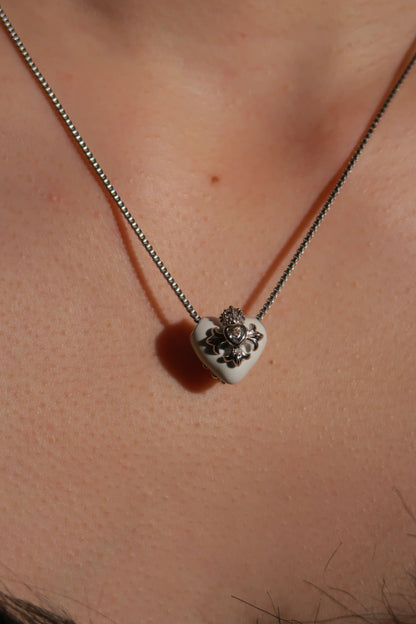Small Heart of the Cross Necklace