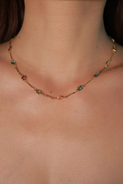 Multicolored Gemstone Necklace