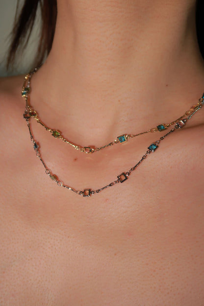 Multicolored Gemstone Necklace