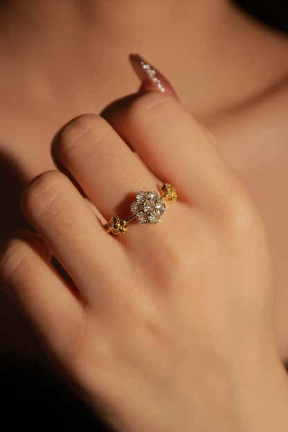 Diamond Bloom Ring
