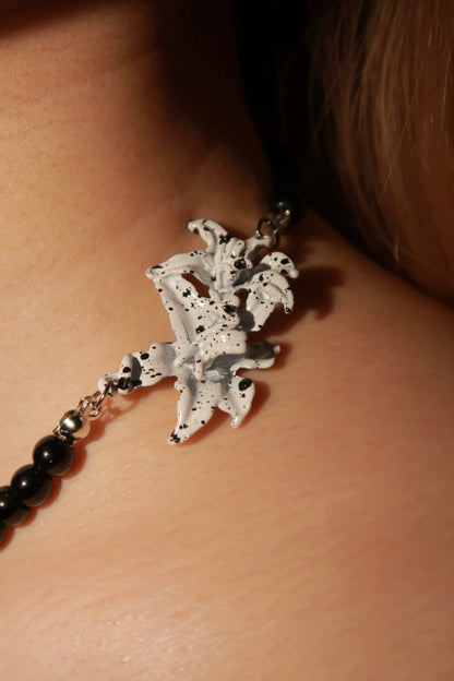 Inked Lily Necklace