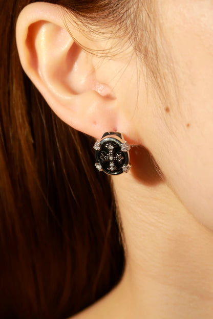 Celestial Cross Studs