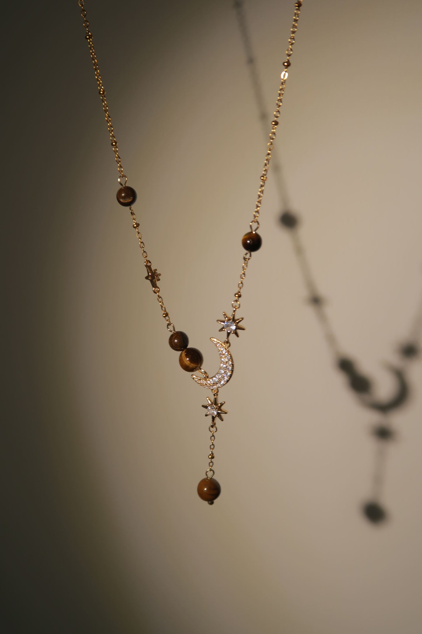 Amber Moonfall Necklace