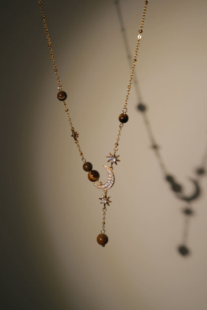Amber Moonfall Necklace