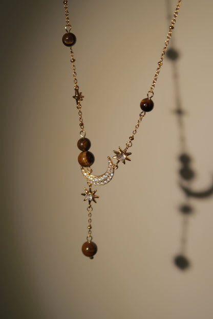 Amber Moonfall Necklace