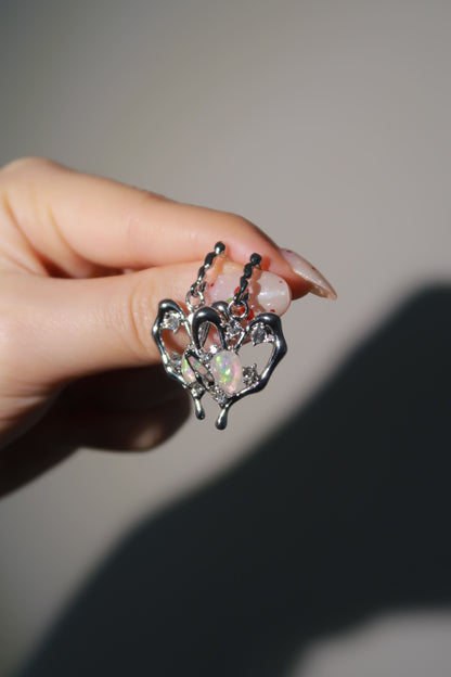 Eclipse Heart Earrings