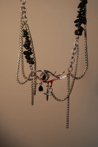 Bleeding Eye Necklace