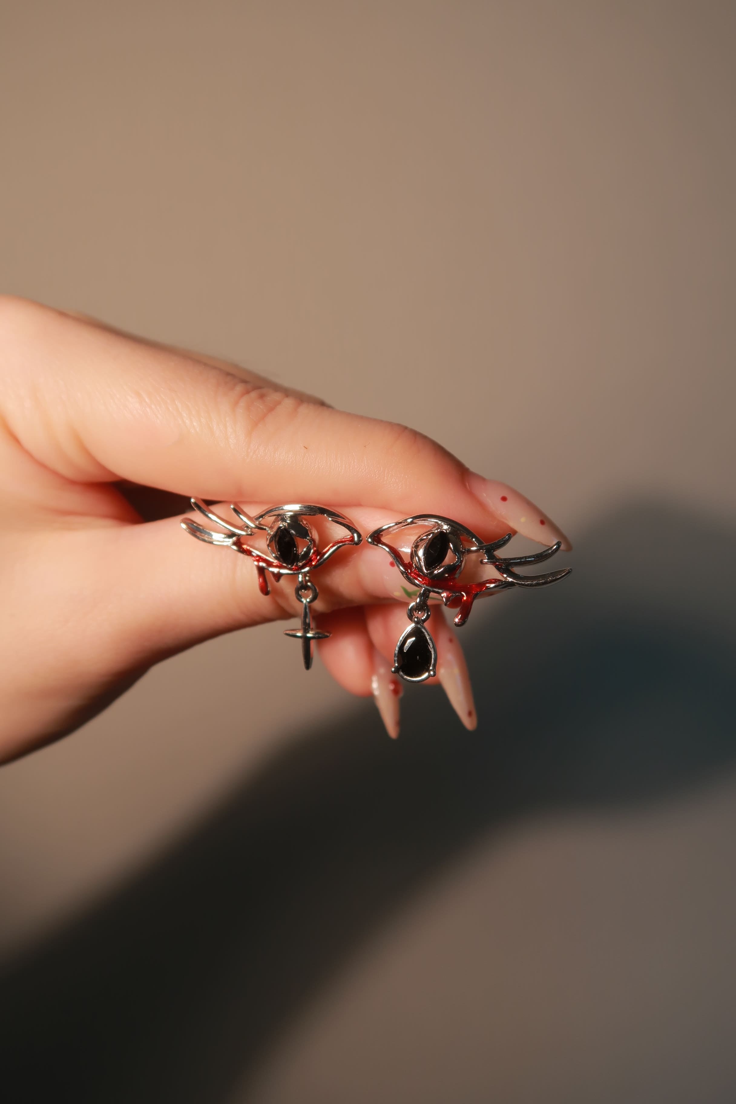 Bleeding Eye Earrings