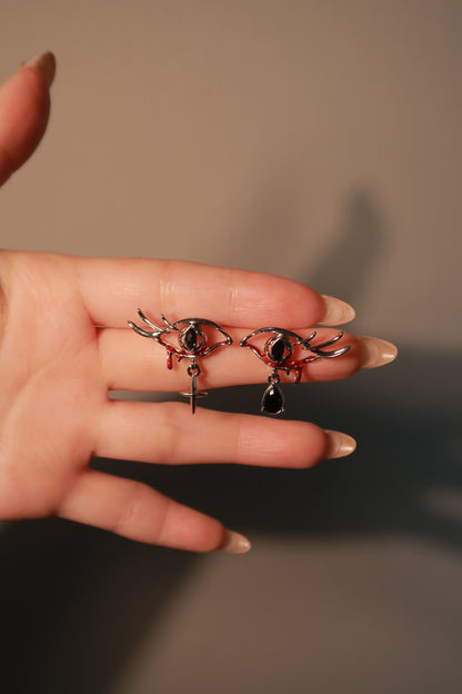 Bleeding Eye Earrings
