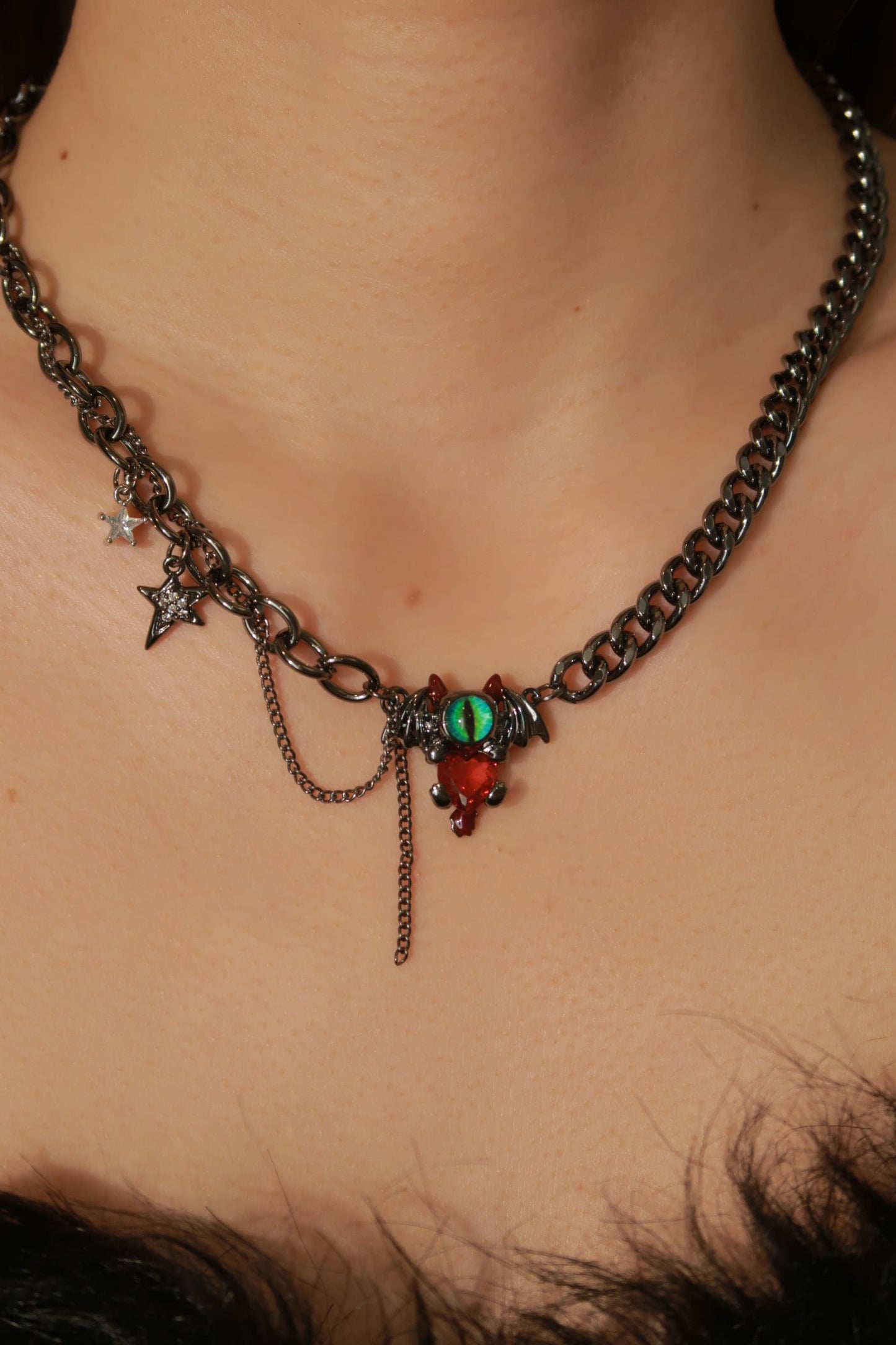 Big-Eyed Little Monster Necklace