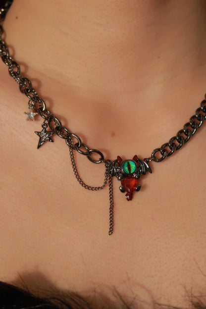 Big-Eyed Little Monster Necklace