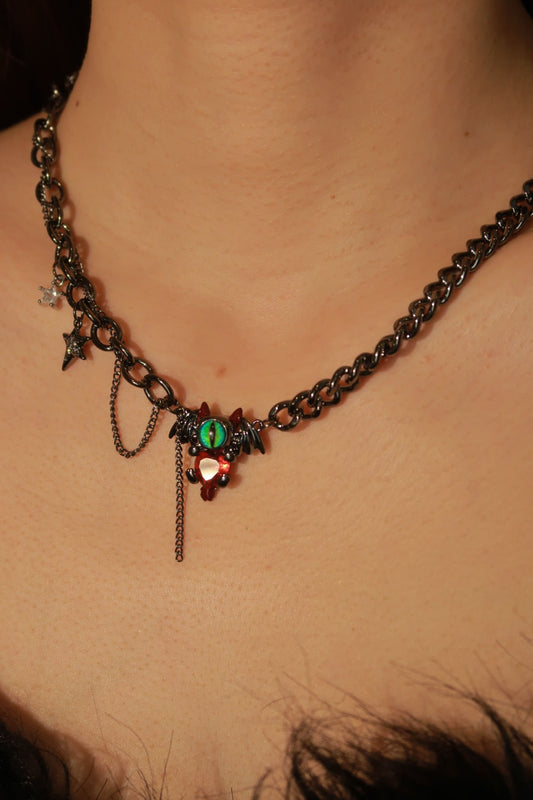 Big-Eyed Little Monster Necklace