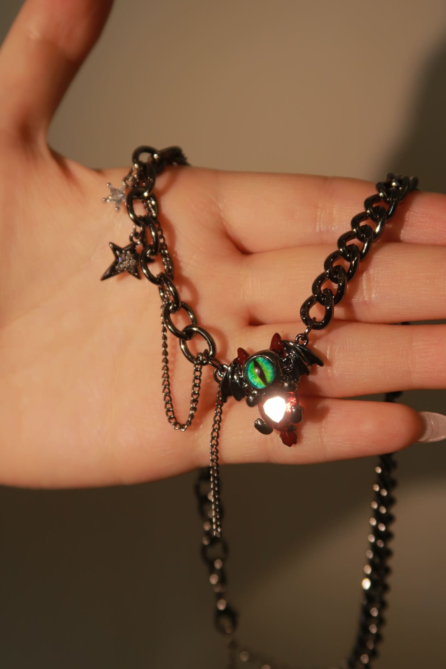 Big-Eyed Little Monster Necklace