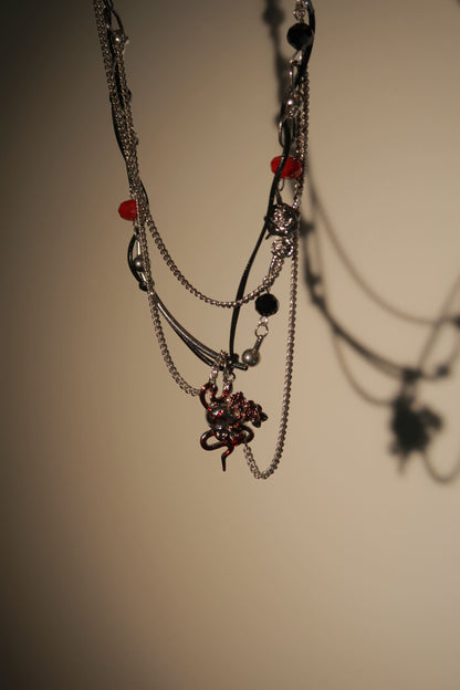 Crimson Thorn Necklace