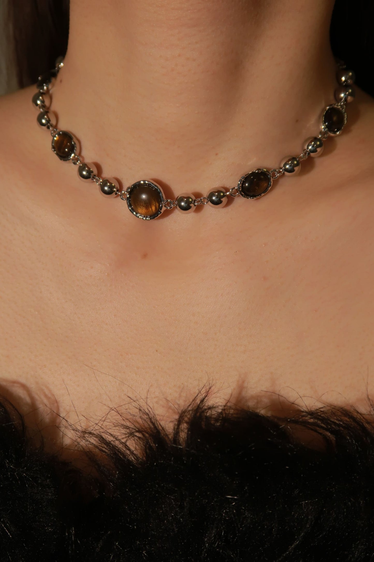 Amber Opal Necklace