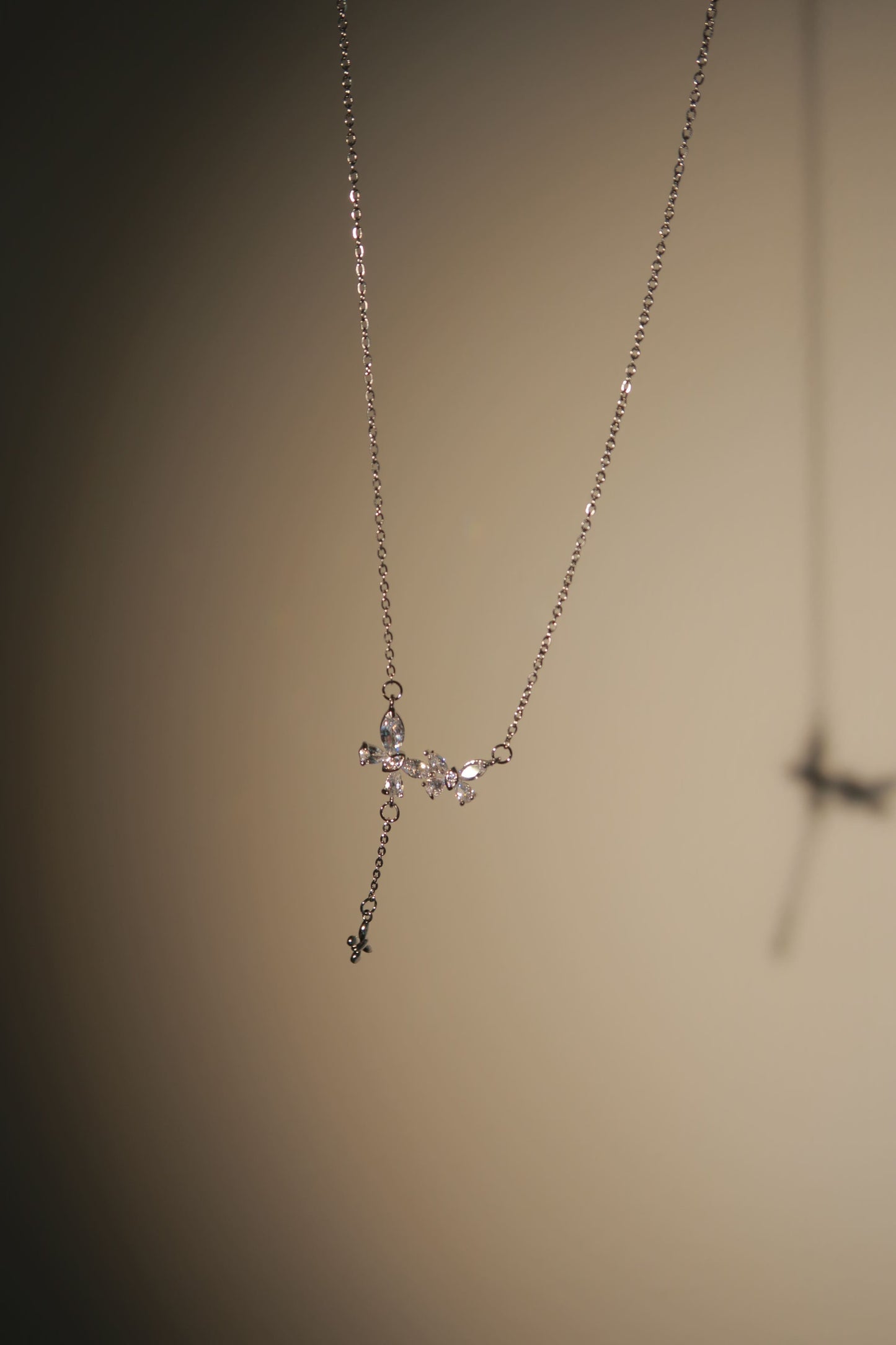 Lunaria Butterfly Necklace