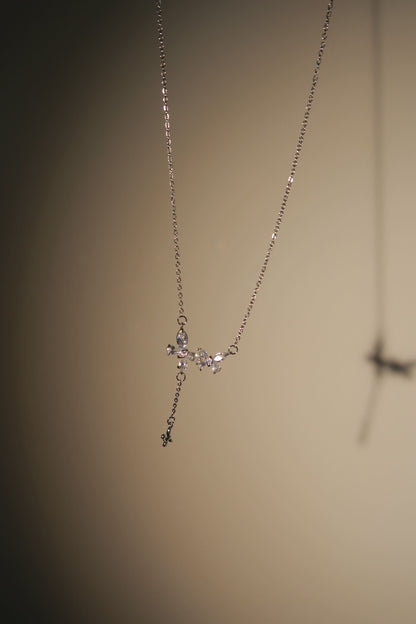 Lunaria Butterfly Necklace